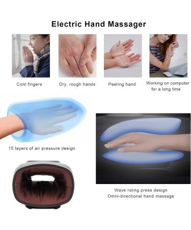 Wireless Hand Massager - Electric Shiatsu Massage Device for Finger Joint Pain Relief | 6 Intensity Levels for Hand Therapy - Buy Online on GoSupps.com