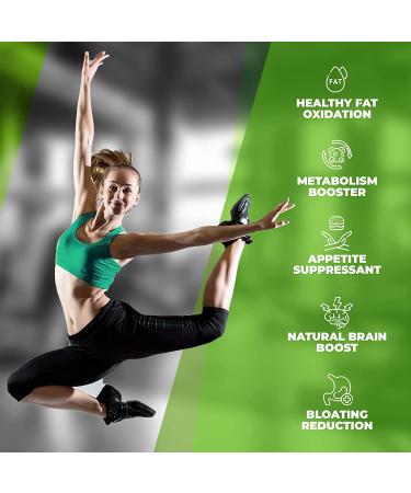 Green Tea Extract Fat Burner with EGCG - Natural Detox Diet Pills for Women - 6 Metabolism Booster - Thermogenic Supplement - Carb Blocker - 60ct - Buy Online on GoSupps.com