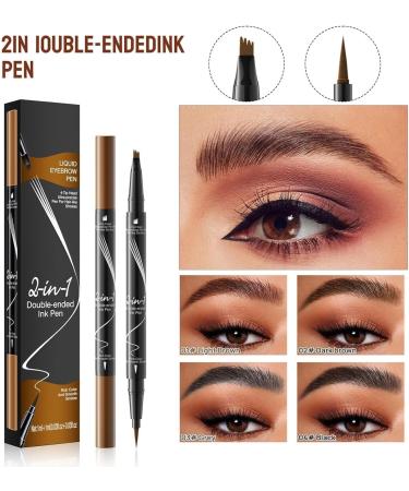 Trailott Trailott Eyebrow Pen Trailott Microblading Eyebrow Pen Trailott Waterproof Eyebrow Pencil (Light Brown) - Buy Online on GoSupps.com