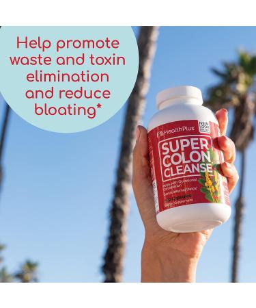 Health Plus Super Colon Cleanse - 120 Capsules | Natural Detox & Digestive Support - Buy Online on GoSupps.com