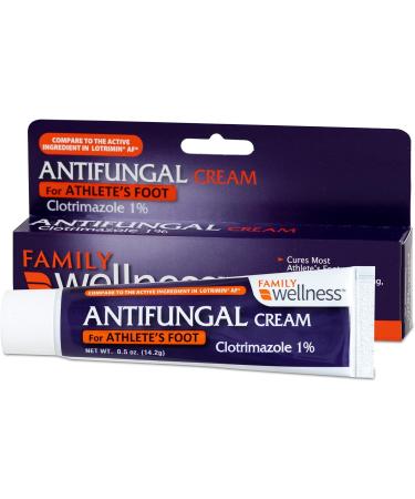 Family Wellness Antifungal Clotrimazole 1% Cream 4-Pack for Athlete's Foot, Jock Itch, Ringworm - 910334 - Buy Online on GoSupps.com