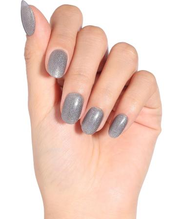 Bluesky Gel Nail Polish Evil Queen Ch20 Grey Glitter Long Lasting Chip Resistant 10 ml (Requires Curing Under UV LED Lamp) - Buy Online on GoSupps.com