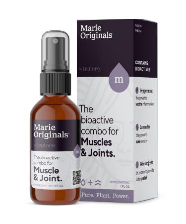Marie Originals All Natural Muscle and Joint Rub Alleviates Ache and Sore Muscles Pain and Discomfort. Essential Oil Blend with Juniper Peppermint Lavender and Wintergreen