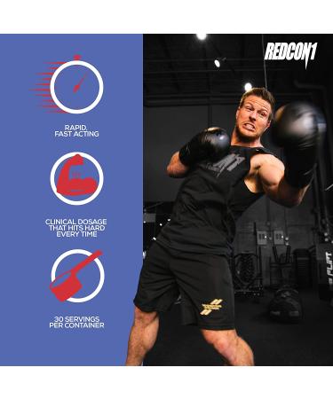 Redcon1 Total War Pre Workout - 30 Servings, Energy Boost, Endurance, Focus - Blue Raspberry - Buy Online on GoSupps.com