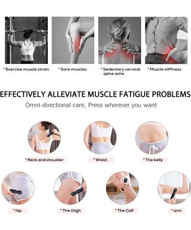 Rechargeable Mini Personal Massager | 10 Patterns | Waterproof | Handheld James Love Massager for Body Relief | Black - Buy Online on GoSupps.com