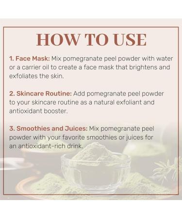  SAMYAM SAMYAM Pomegranate Peel Powder - 200g - Skin-brightening exfoliant rich in antioxidants - Buy Online on GoSupps.com