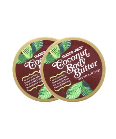 Trader Joe's Coconut Body Butter - 10 Pack .10 pack(8 Ounce (Pack of 2))