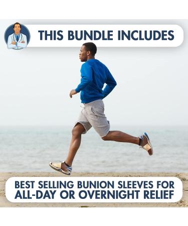 Dr. Frederick's Super Bunion Treatment Bundle - 14PC Kit with Sleeves | Bunion Corrector Splints Pads Bootie Cushions - Buy Online on GoSupps.com