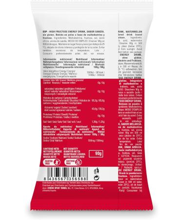 226ERS High Fructose Energy Drink energy drink for athletes with maltodextrin and fructose vegan and glutenfree provides carbohydrates watermelon flavor 9 x 90 g - Buy Online on GoSupps.com