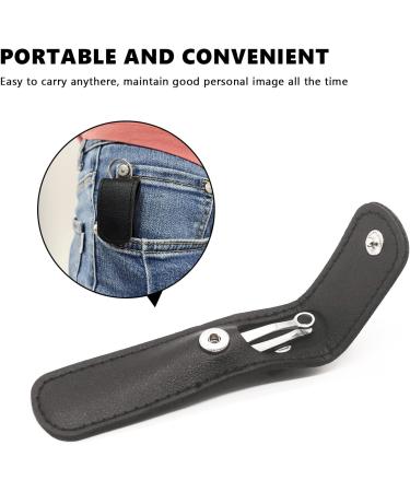 Premium Stainless Nose Hair Clippers - Round-Tipped Grooming & Trimming Tweezers for Men & Women - Buy Online on GoSupps.com