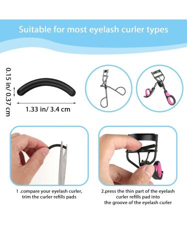 Pack of 36 Eyelash Curler Rubber Eyelash Curler Pads Replacement Silicone Padsb Refill Pads for Eyelash Curler Replacement Pads Replacement Rubbers for Eyelash Curler for Universal Eyelash Curler - Buy Online on GoSupps.com