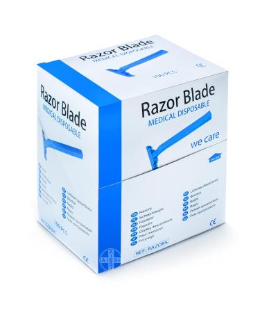 AIESI Disposable Razor - 1 Blade Non-Sterile (Pack of 100) | Buy Internationally - Fast Shipping & Best Quality - Buy Online on GoSupps.com