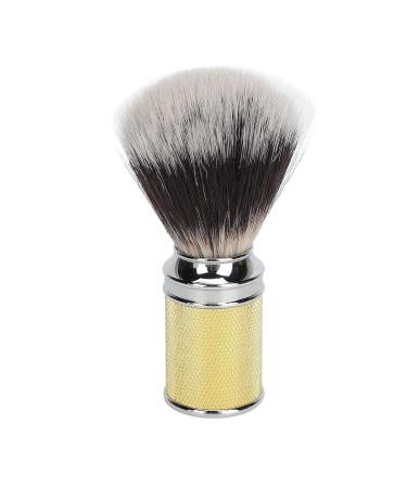 Premium Beard Foam Brush - Curved Handle Synthetic Dirt Removal for Salon & Home Use - GOLD - Buy Online on GoSupps.com