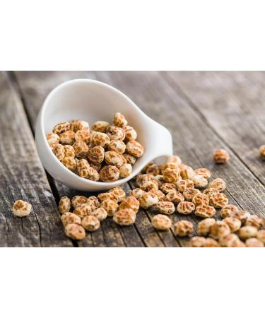 Organic Peeled Tiger Nuts - Whole Raw Vegan No Additives No Preservatives - High in Fiber Protein and Essential Fats - Perfect for Snacking Baking and Cooking - Thames Organic 500g Sweet 500g - Buy Online on GoSupps.com