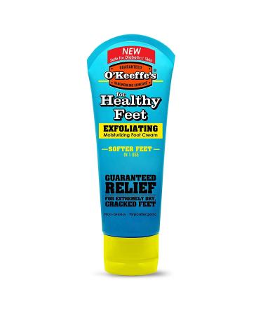 O'Keeffe's Healthy Feet Exfoliating Foot Cream 3 oz. Tube - 2 Pack - Buy Online on GoSupps.com