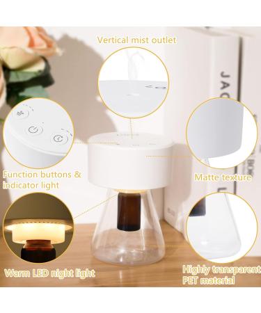 Minidiva Aroma Diffuser for Essential Oils | LED Night Light Timer Portable Waterless | Professional Atomizer Technology - White - Buy Online on GoSupps.com