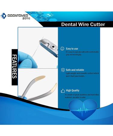 OdontoMed2011 TC Hard Wire Cutter - Stainless Steel Dental Instrument with Tungsten Carbide Inserts - Buy Online on GoSupps.com