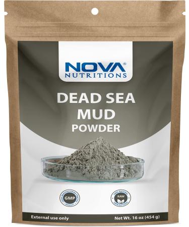 Nova Nutritions Dead Sea Mud Powder 16 OZ (454 Gram) - for Facial Body  Mask & Skin - Natural Regenerator