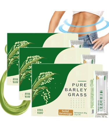 NAVETA Barley Grass Powder 100% Pure & Organic 20 Bags/Box Organic Barley Grass Powder Naveta Organic Barley Grass Powder (3 Box)