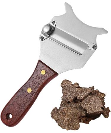 Fulenyi Professional Chocolate Razor - Stainless Steel Truffle Cutter & Grater with Rosewood Handle | Premium Cooking Accessories - Buy Online on GoSupps.com