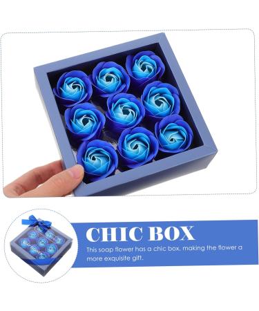 Artibetter 3 Boxes Rose Soap Flower Eternal Rose Bouquet Flower Gifts Rose Gifts Blue Gifts Graduation Party Floral Shower Soap Blue Rose Petals Diy Fake Rose Boxed Gift Box - Buy Online on GoSupps.com