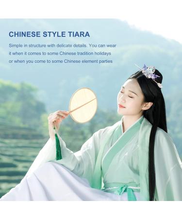 Lurrose Chinese Hair Stick Chinese Traditional Hair Pins Hemp Hair Chopsticks Hair Accessories For (Blue) - Buy Online on GoSupps.com