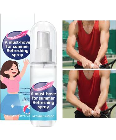  YNPQTDS Refreshing Heatwave Relief Instant Soothing Mist | 50ml Soothing Mist to Prevent Heatstroke During Sports Travel Commuting Gym Fitness and Activities - Buy Online on GoSupps.com