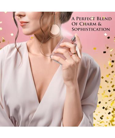 NovoGlow Paris For Her Eau de Parfum Spray Perfume Fragrance For Women-Daywear Casual Daily Cologne Set with Deluxe Suede Pouch- 3.4 Oz Bottle- Ideal EDT Beauty Gift for Birthday Anniversary (3.4) - Buy Online on GoSupps.com