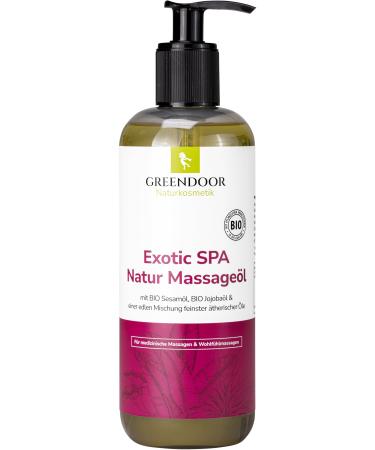 Greenendoor savings pack massage oil exotic 500ml vegan 100% pure nature organic sesame oil organic jojoba oil plus natural etheric oils of course without animal testing natural cosmetics massage physiotherapy