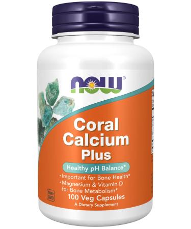 Now Foods Coral Calcium Plus 100 Veg Capsules