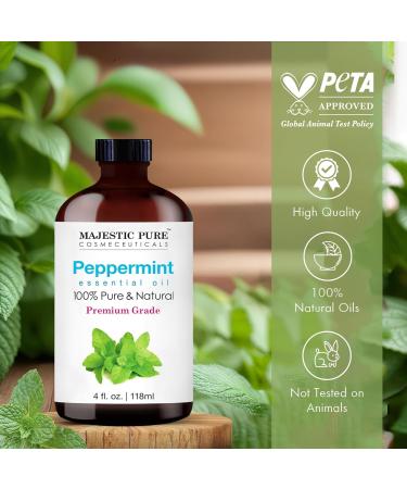 MAJESTIC PURE Helichrysum (1 Fl Oz) and Peppermint (4 Fl Oz) Essential Oil Bundle - Buy Online on GoSupps.com