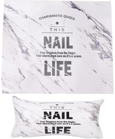 Nail Art Hand Pillow Hand Rest Cushion Pad Stylish Appearance Convenient Disassembly for Nail Salons for Household for Nail Schools for Manicurist - Buy Online on GoSupps.com