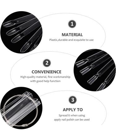 FOMIYES 300 Pcs Nail Color Card Board Nail Sticksnail Color Gel Nail Display Nail Art Practice Tip False Nail Art Display Nail Gel Display Book Display Plate Nail Polish Snails Plastic - Buy Online on GoSupps.com