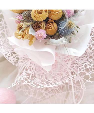 Jacquard Net Mesh Floral Wrapping Paper Roll - Light Purple (19.7in x 180in) - Buy Online on GoSupps.com