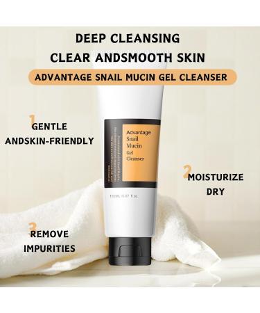 Snail Mucin Face Cleanser - Clean and Clear Face Wash - Face Wash for Acne Prone Skin - Hydrating Cleanser for Women and Men - Skincare of Exfoliating Face Wash - Gentle Facial Cleanser - Buy Online on GoSupps.com