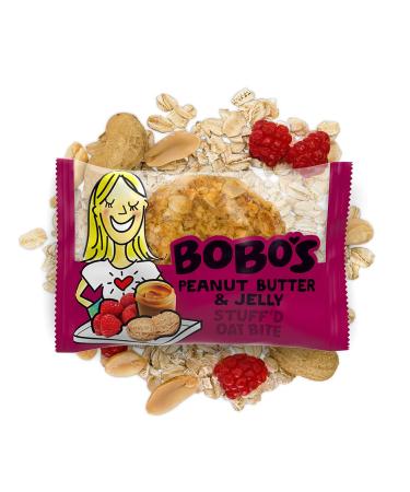Bobo's Oat Stuff'd Bites (Peanut Butter & Jelly 30 Pack) - Gluten Free Whole Grain Rolled Oat Snack - Vegan On-The-Go Snack - Made in USA - Buy Online on GoSupps.com