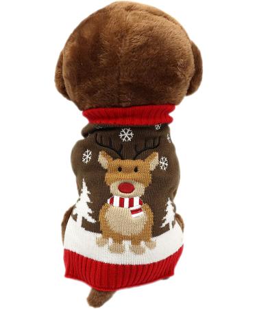 Hrttsy Christmas Dog Sweater - Warm Winter Clothing for Small & Large Dogs | Cozy Pullover for Pets - Buy Online on GoSupps.com