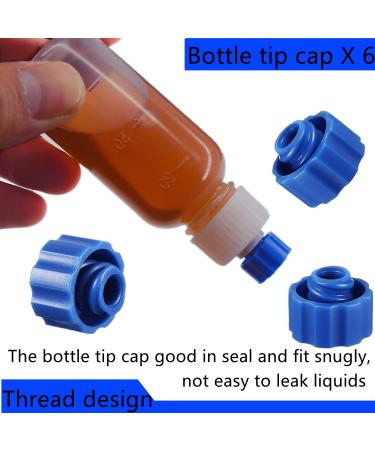 Expesumas 30ml Glue Applicator Bottles - 6 Pcs Plastic Dropper Bottles for Crafts & DIY Projects - Buy Online on GoSupps.com