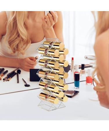 Tasybox Clear Acrylic Lipstick Organizer with 16 Slots - Lipstick Holder and Storage Case Display Stand - 3.07 x 2.4 x 8.97 Inch - Buy Online on GoSupps.com