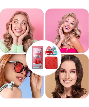 Loose Powder Puff Makeup Powder Puff | 2 Pieces Dragon Pattern Face Makeup Sponge Makeup Sponges with Storage Box Beauty Makeup Tools for Fixing Loose Powder - Buy Online on GoSupps.com