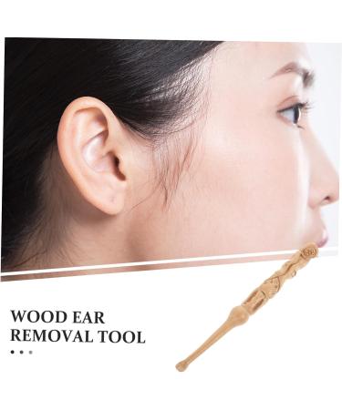NOLITOY Earwax Removal Tool - Wooden Ear Cleaner & Curette - Multifunctional Ear Pick & Scoop for Adults & Children - Buy Online on GoSupps.com