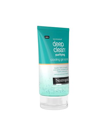 Neutrogena Deep Clean Cooling Gel & Exfoliating Face Scrub 4.2 oz - Purify & Refresh Skin - Buy Online on GoSupps.com