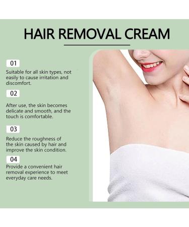 homomdy Body Hair Aloe Soothing Facial Hair Removal Cream for Women and Sensitive Skin Mild Hair Removal Cream for Face & Body with Moisturizing Care Painless Hair Removal 1pcs - Buy Online on GoSupps.com