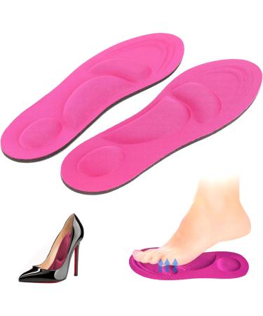Buy 1 Pair Women's Arch Support Insoles - Breathable 4D Soft Massage Cushions for Maximum Comfort - Buy Online on GoSupps.com