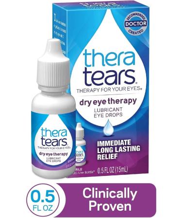 TheraTears Contact Lens Comfort Drops 0.33 oz - Soothing Relief for Dry Eyes - Buy Online on GoSupps.com