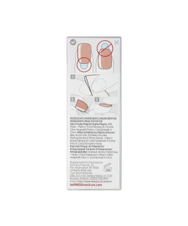 KISS imPRESS Color Press-On Gel Nails Kit - Short Length Sandbox | PureFit Technology | Polish-Free Manicure with Prep Pad & Tools - Buy Online on GoSupps.com