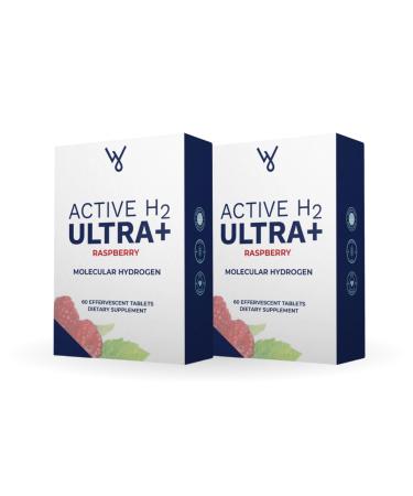 Purative Active H2 Ultra+ Hydrogen Water Tablet Natural Raspberry. Optimize Health Support Immunity and Balance Antioxidants with Benefits of Molecular Hydrogen 120 Servings