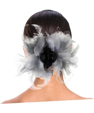 Ipetboom Large Hair Clips Pearl Organza Flower Hair Clip Hair Barrettes Hair Clips Hair Accessories Tiara Hair Pin Large Clips for Hair Womens Hairpin Back of Head Big Hairpin Miss Metal - Buy Online on GoSupps.com