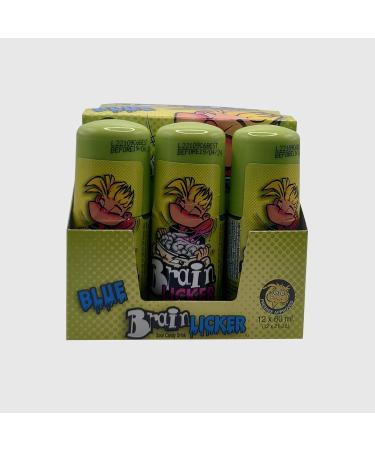 12x Blue Raspberry Brain Licker Sour Candy (1 Case) - Buy Online on GoSupps.com