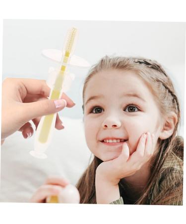 Minkissy 4-Piece Baby Toothbrush Set - Soft Manual Toothbrushes for Kids & Pets | Travel-Friendly Character Designs for Gentle Teeth Cleaning - Buy Online on GoSupps.com